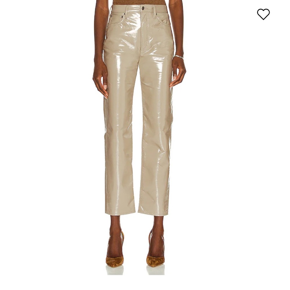 AGOLDE pants
Recycled Leather 90's Pinch Waist 24